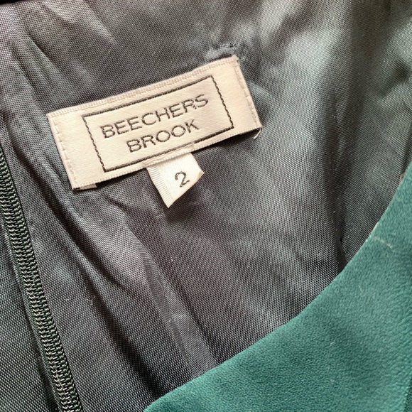 Dark Green 90s Beechers Brook Dress - Picture 3 of 6